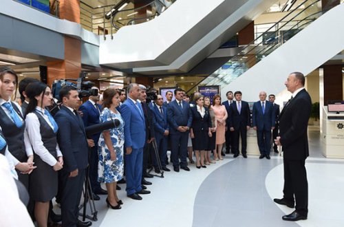 Prezident Qəbələdə “ASAN xidmət”in açılışını etdi