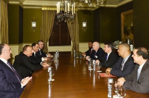 Prezident ABŞ-da mühüm görüşlər keçirdi - FOTOLAR