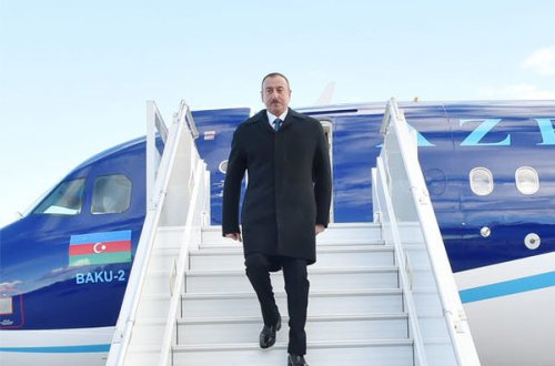 Prezidentin mühüm səfəri başladı