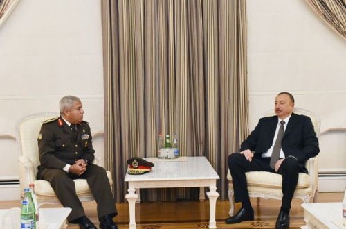 İlham Əliyev Əhməd İbrahim Məhəmməd İbrahimini qəbul edib