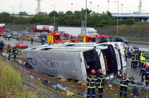 Fransada ağır qəza