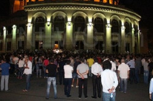 İrəvanda etiraz aksiyası keçirilir