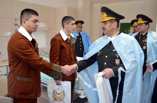 Zakir Həsənov hərbi hospitalda