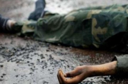 Azərbaycan torpağında erməni əsgər öldü