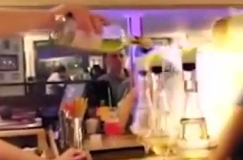 Barda qadının saçı yandı, aləm bir-birinə dəydi