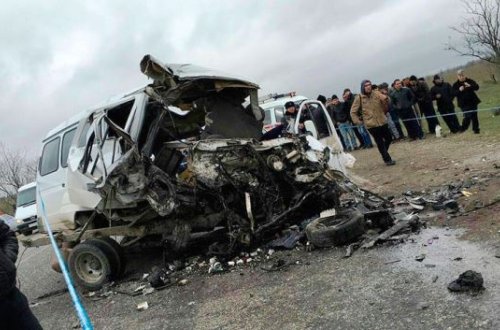 Azərbaycanda avtobus qəzası