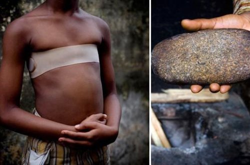 Genç kızları tecavüzden korumak için göğüslerine…