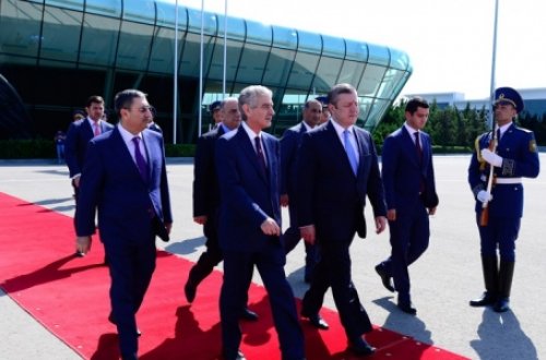 Gürcüstanın Baş nazirinin Azərbaycana səfəri başa çatıb