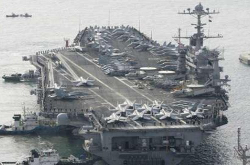 ABŞ-ın atom gəmisi Koreya sahillərində