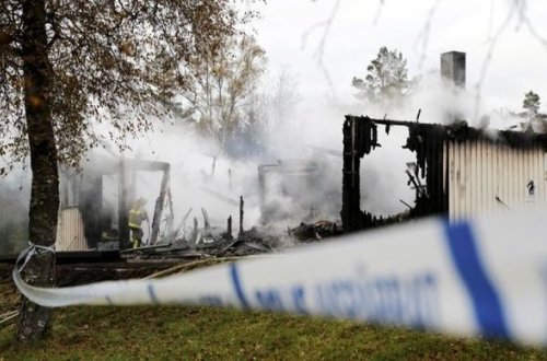 İsveçdə qaçqınlar üçün sığınacaq yandırıldı