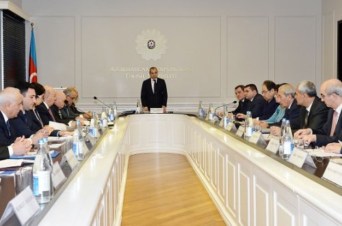 Mikayıl Cabbarov kollegiya iclası