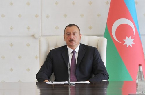 Rus general İlham Əliyevin qəbulunda