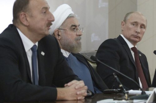 Əliyev, Putin və Ruhani birgə bəyannamə qəbul etdilər