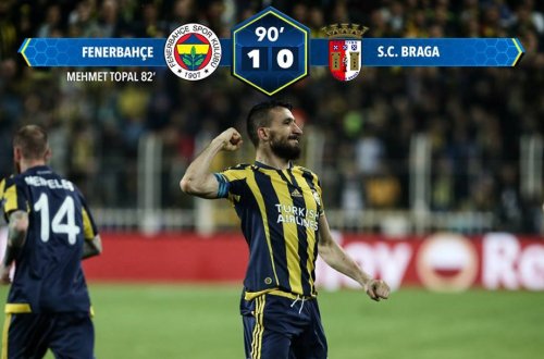 “Fənərbaxça” doğma meydanda “Braqa”nı məğlub etdi