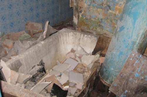 Partlayışda yanan 95 yaşlı veteran öldü