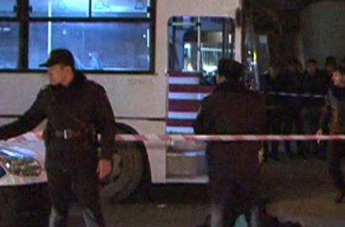 Bakıda avtobus qəza törətdi: