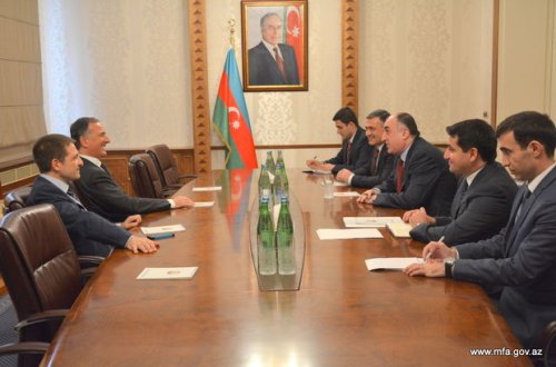 Elmar Məmmədyarov Franko Frattinini qəbul edib