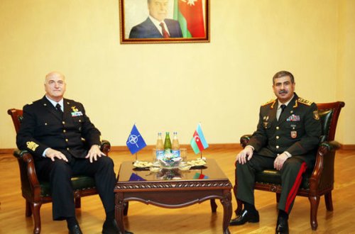 Zakir Həsənov NATO generalı ilə