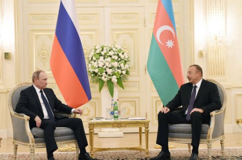 Azərbaycan və Rusiya prezidentlərinin görüşü olub