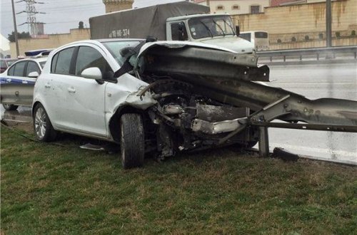 Aeroport yolunda daha bir dəhşətli qəza