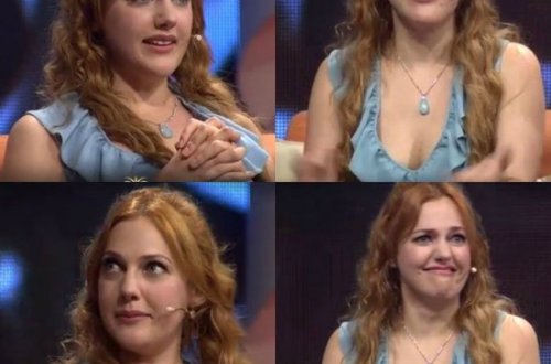 Aktrisanın başına canlı efirdə oyun açdılar