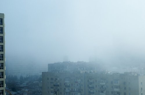 Bakıda güclü duman var