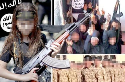 12 yaşlı qız İŞİD-in cəlladı oldu