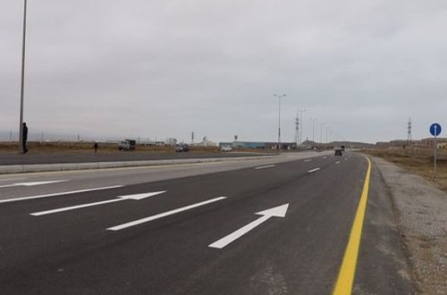 Bakı-Qazax avtomobil yolu genişləndirildi