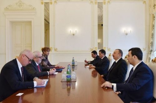 İlham Əliyev Aqramuntu qəbul etdi