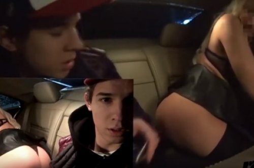 Pula görə bahalı avtomobildə soyunan qızlar