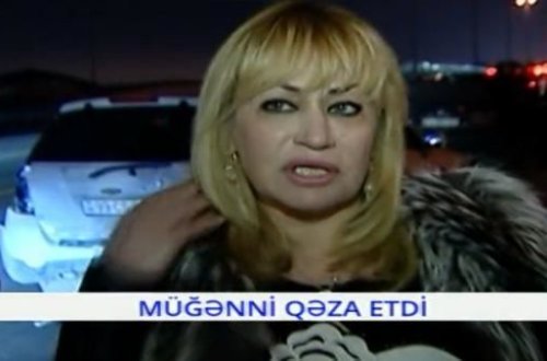 Bakıda qadın müğənni itə görə qəzaya düşdü