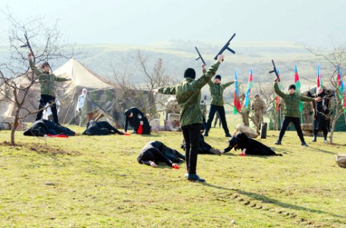 Hərbçilər Xocalını belə yad etdi