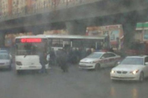 Bakıda daha bir avtobus qəzası