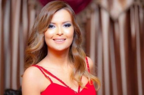 Azərbaycanlı müğənnidən qırmızı libasda cazibədar