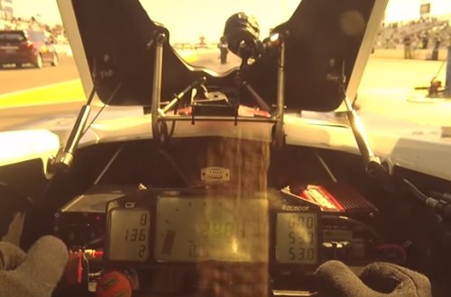 Avtomobil saatda 500 km sürət yığdı — VİDEO