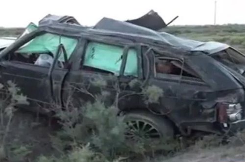 Rəisin oğlunun öldüyü qəzadan dəhşətli görüntülər