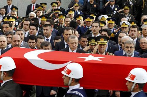 Ərdoğan 29 yaşlı şəhidi belə yola saldı