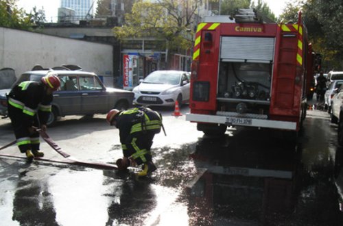 Qusarda istirahət mərkəzində yanğın baş verib