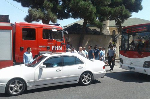 Bakıda məsciddə yanğın