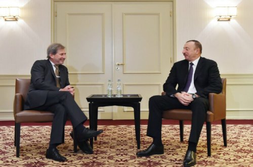 Prezident Aİ komissarı ilə görüşüb