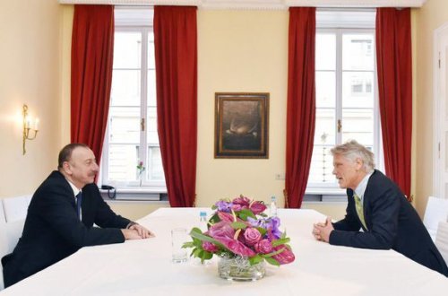 İlham Əliyev Stefan Qötz ilə görüşdü