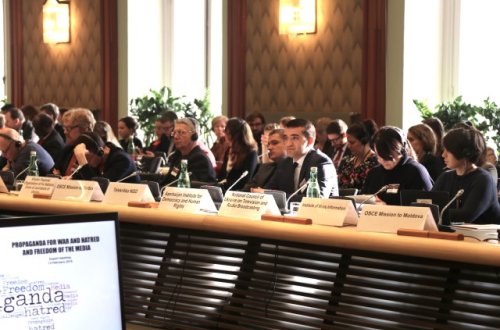 Əhməd Şahidov ATƏT-in Media Azadlığı toplantısında Freedom House təşkilatını sərt tənqid edib