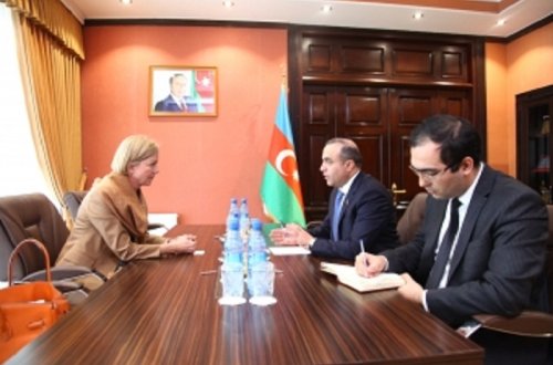 Azay Quliyev İsveç səfiri ilə görüşüb