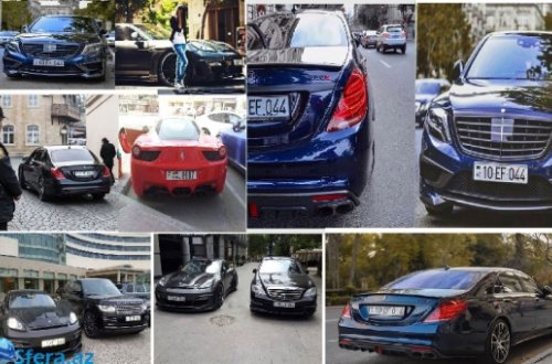 Məmur oğlunun bu maşınından Azərbaycanda yoxdur