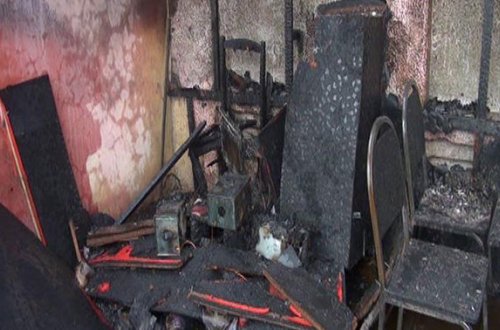 Lənkərandakı yanğından yeni