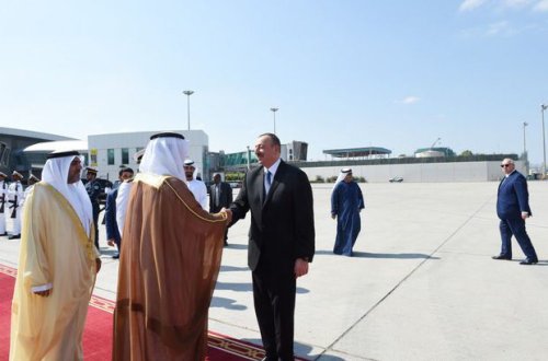 İlham Əliyevin BƏƏ-nə səfəri başa çatdı