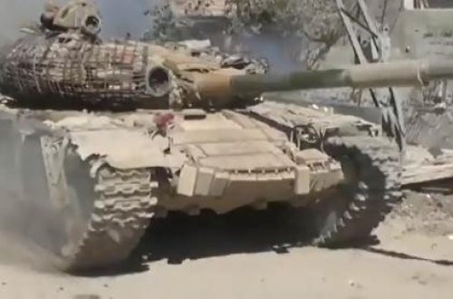 Tank İŞİD-çini belə parçaladı