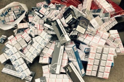 Gömrükçülər külli miqdarda aksizsiz siqaret aşkarladı