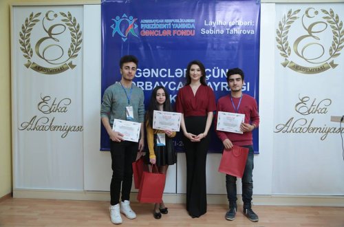 “Gənclər üçün Azərbaycan Bayrağı mükafatı”adlı layihənin final mərhələsi baş tutdu