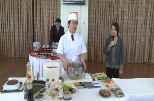 Gəncədə Yapon mətbəxinin təamları təqdim edildi